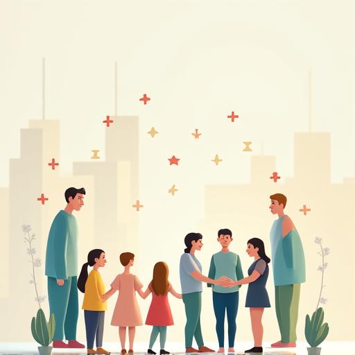 Illustration du développement des soft skills en ligne